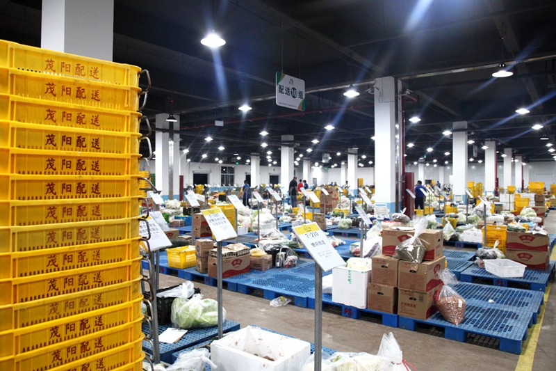 諸暨市教育局領導到浙農茂陽檢查秋季開學配送工作