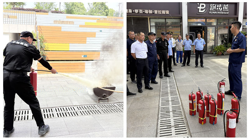 華通商貿(mào)聯(lián)合社區(qū)開(kāi)展消防安全演習(xí)